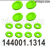 Wltoys 104019 Parts 144001.1314 Shock absorber O-ring air chamber group.